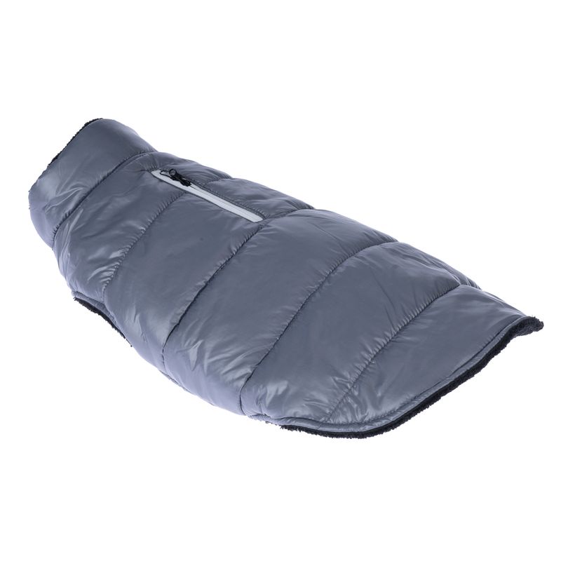 zooplus Basics Dog Coat with Reflective Zip approx. Back Length 30cm