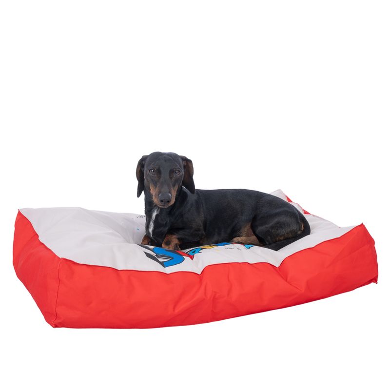 DC Superman Dog Mattress Size S: 80 x 50 x 15 cm (L x W x H)