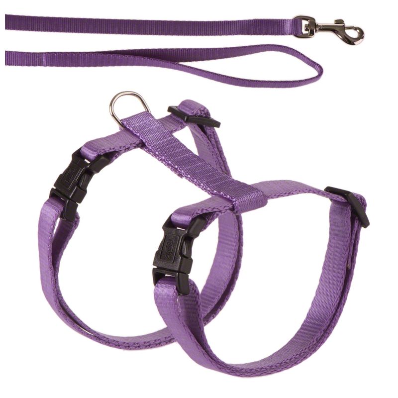 Trixie Cat Harness with Lead Black