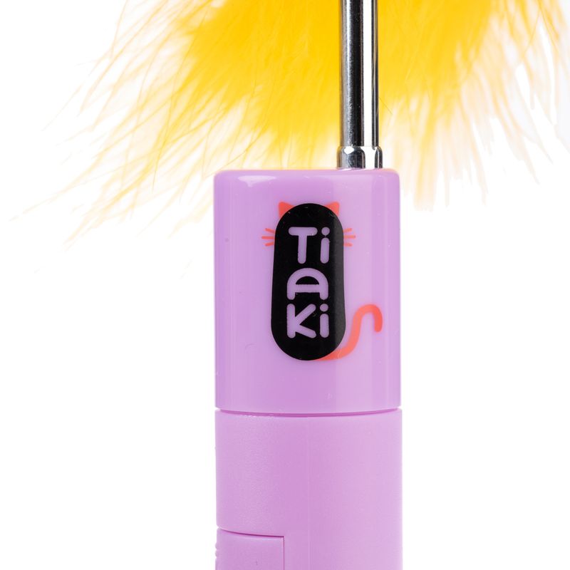 TIAKI Pompom Cat Dangler Toy with LED Pointer 1 Toy