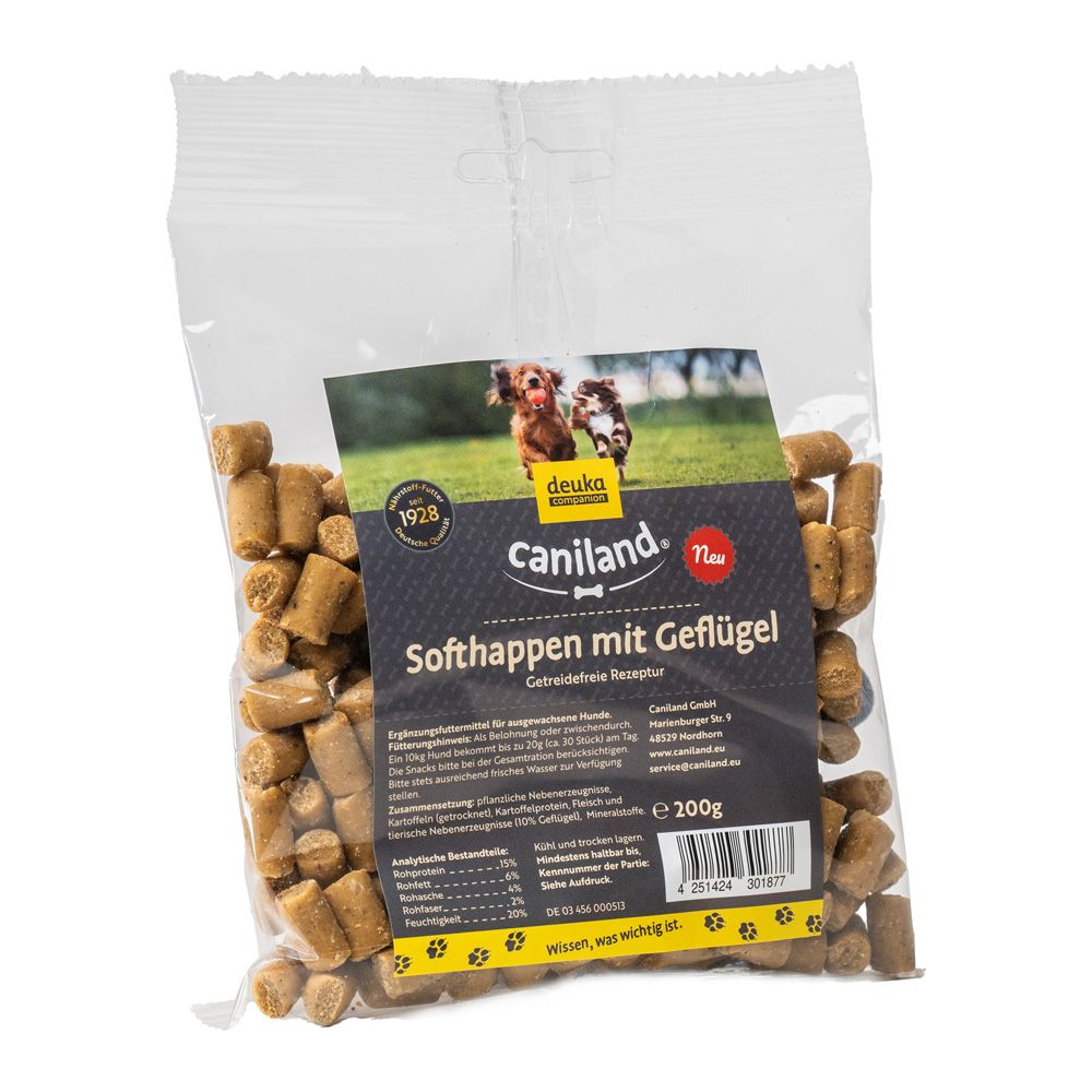 Caniland Soft Poultry Chunks - Grain-Free 200g