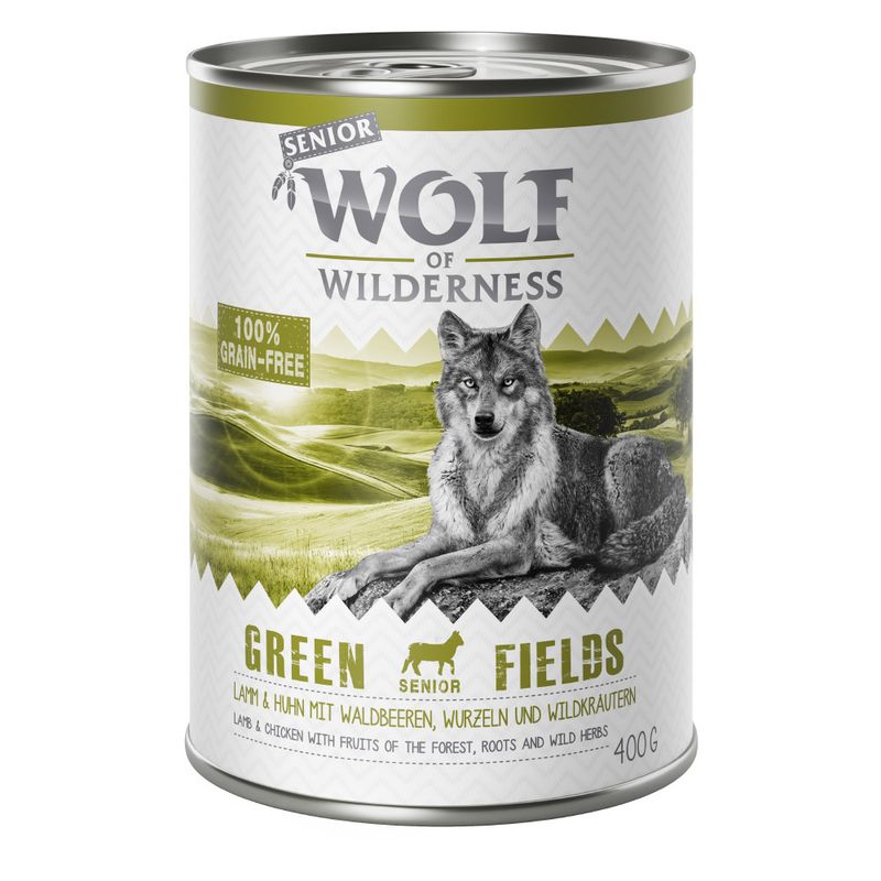 Wolf of Wilderness Senior Saver Pack 24 x 400g Mixed Pack