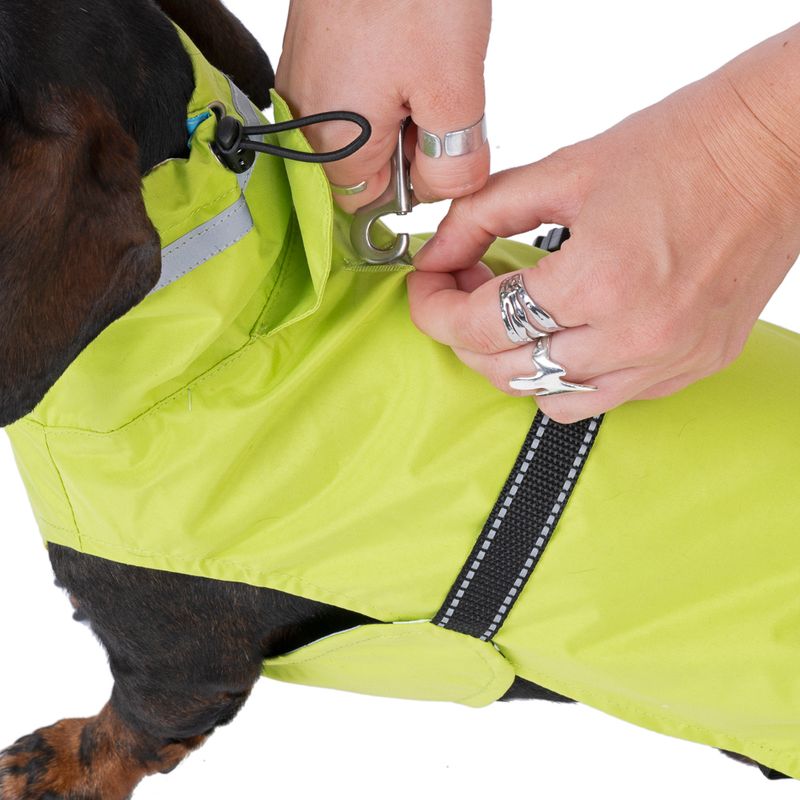 TIAKI Clouds Reversible Dog Raincoat approx. 30cm (Back Length)