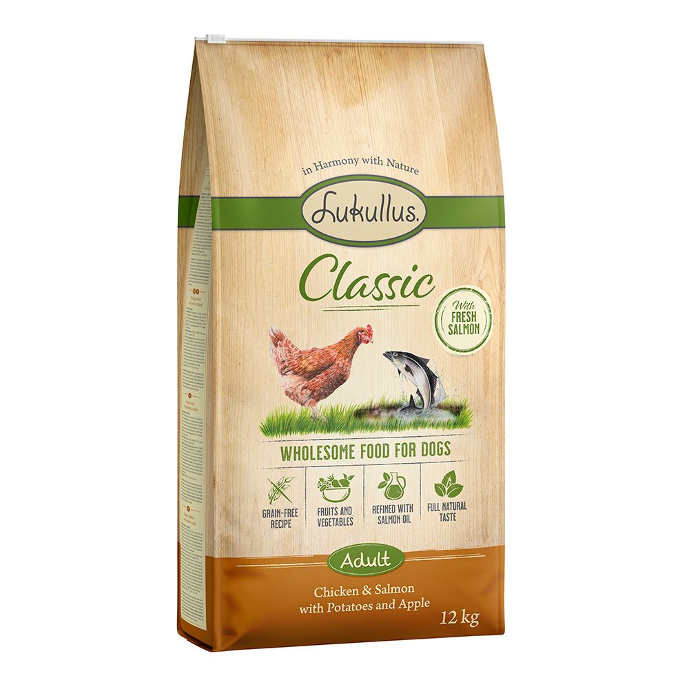 Lukullus Classic Grain-Free Chicken & Salmon 1kg