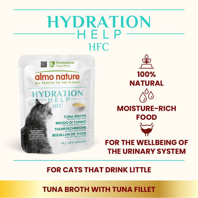 Almo Nature HFC Hydration Help Saver Pack 24 x 50g Goat's Milk