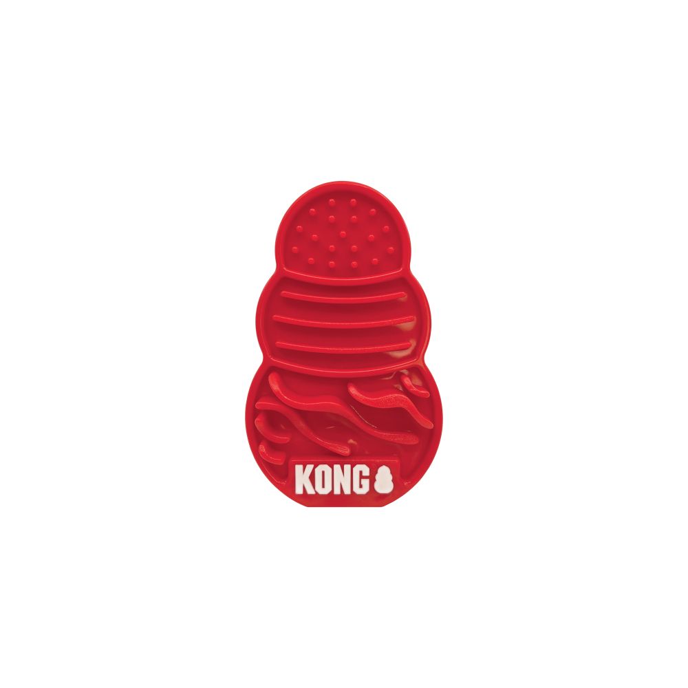 KONG Licks Treat Dispenser Size S: approx. 12 x 7.6 x 3.2cm (L x W x H)
