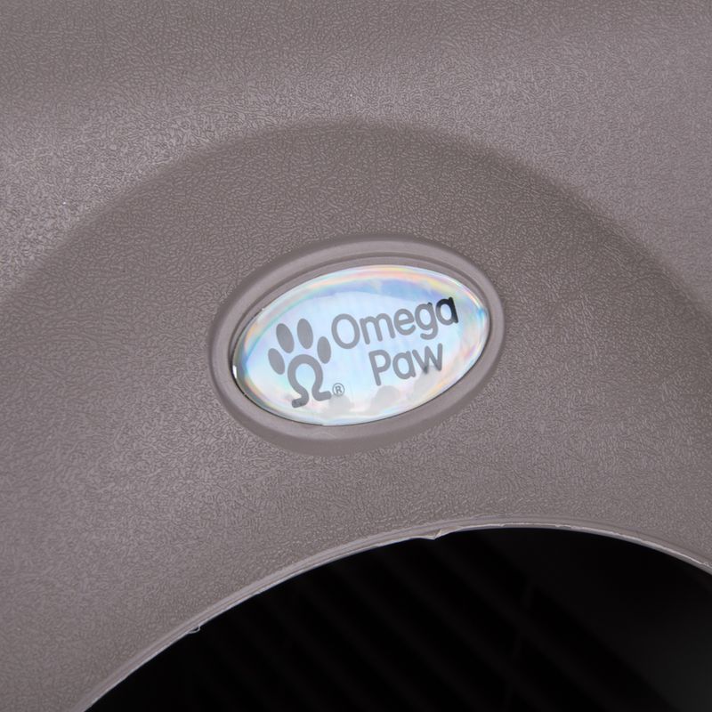 Omega Paw Roll'n'Clean Litter Box Taupe / Grey