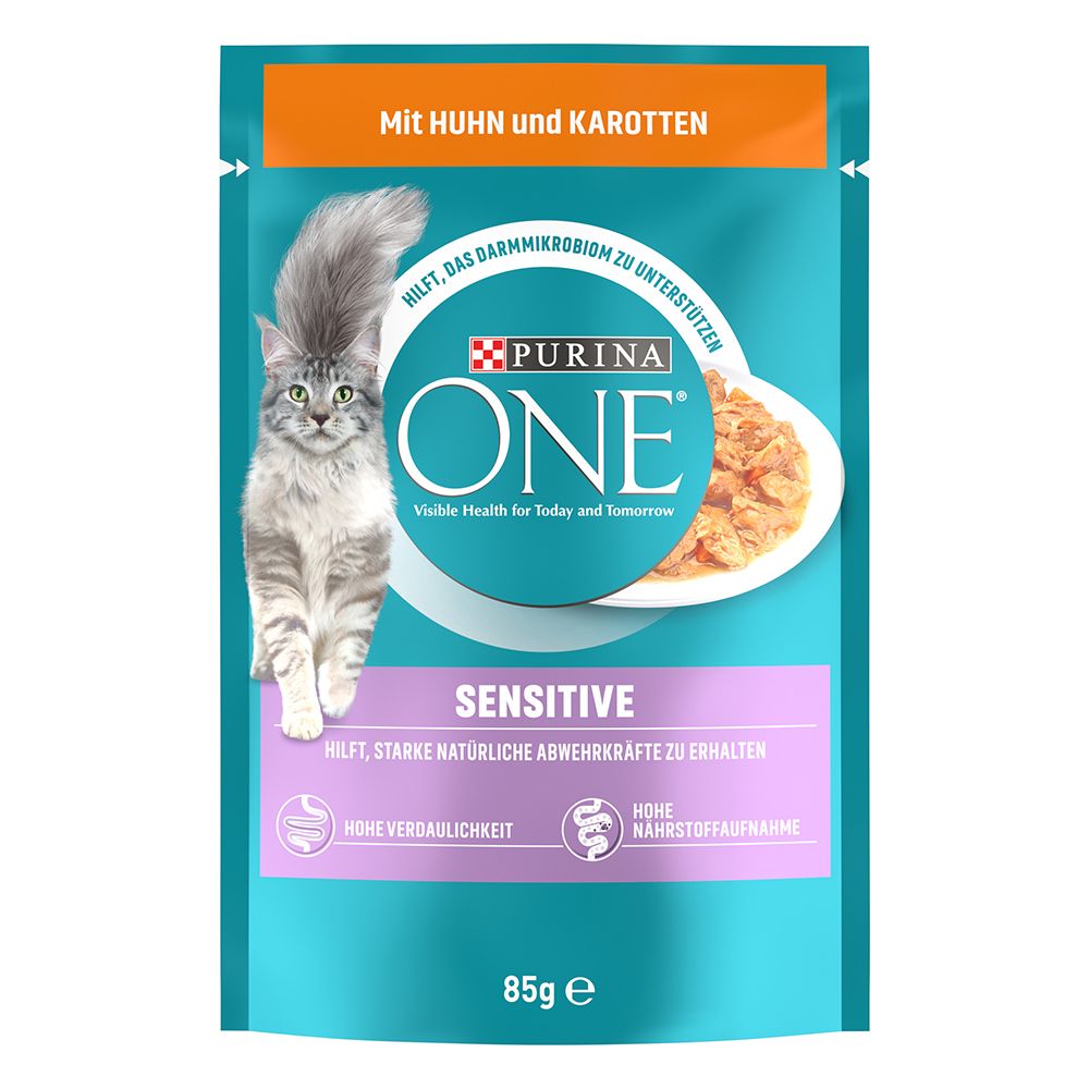 PURINA ONE Sensitive with Chicken & Carrots (13 x 85g)