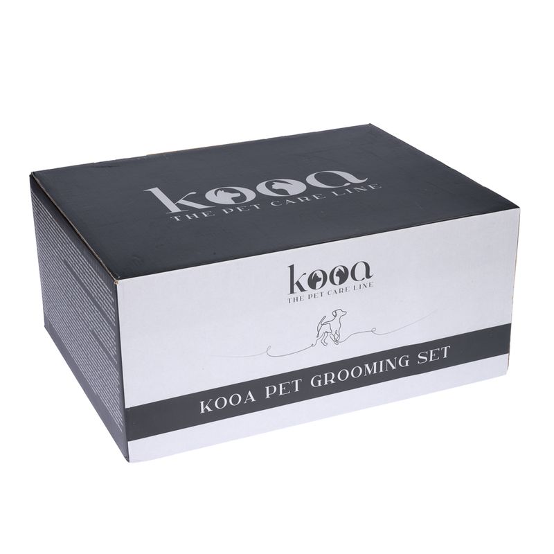 kooa Clippers & Grooming Set for Pets Complete Set