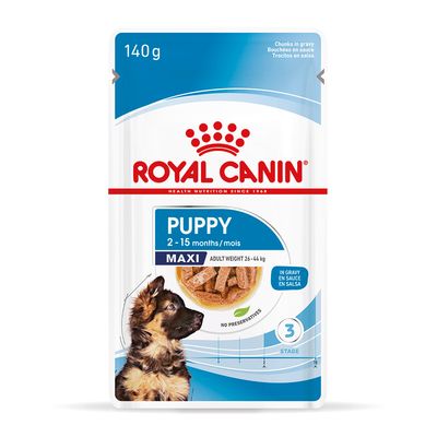 Royal Canin Maxi Puppy in Gravy 10 x 140g