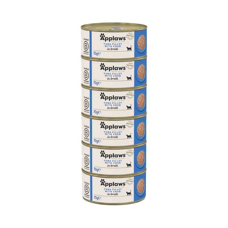 Applaws Cat Food 70g - Tuna / Fish Mixed Pack: Fish Collection 12 x 70g