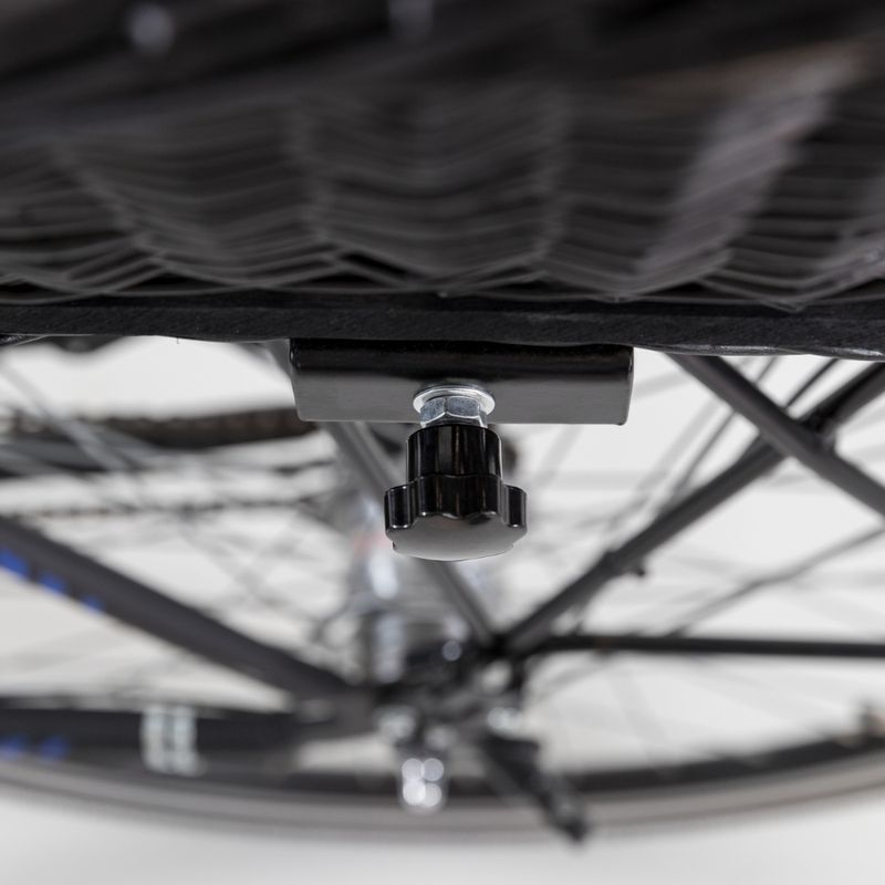 Trixie Rear-Mounted Bicycle Basket - Black 55 x 35 x 49cm (L x W x H)