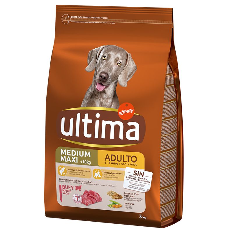 Ultima Medium/Maxi Adult - Beef 3kg