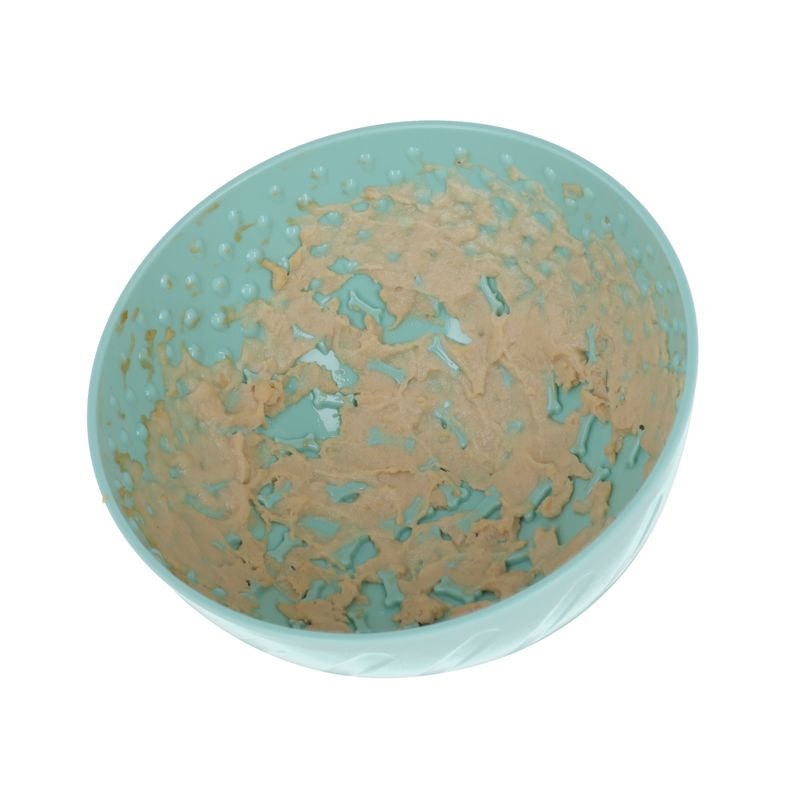 Kerbl Pet Licking Bowl - Turquoise 20.5 x 11cm (W x L)
