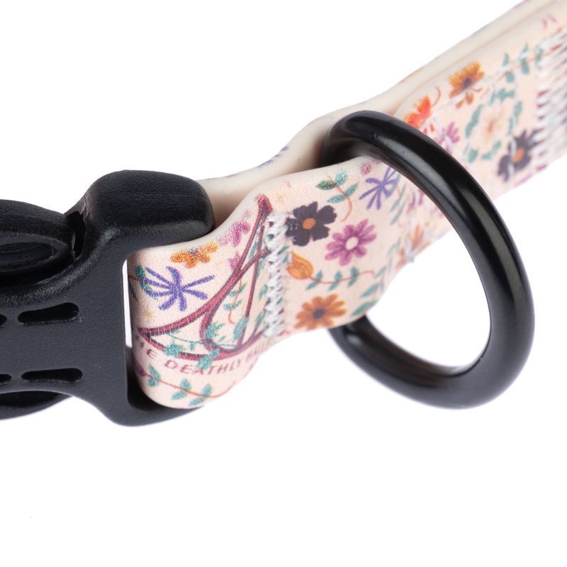 Harry Potter Deathly Hallows Collar - Beige Size S: Neck Circumference 25 - 36 cm, Width 20mm