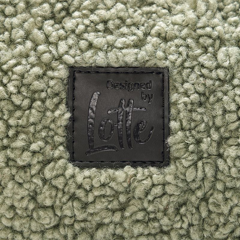 Designed by Lotte Yndis Oval Cushion Charcoal Grey