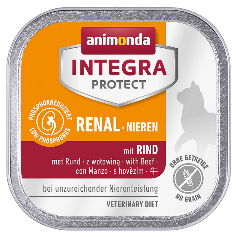 animonda Integra Protect Adult Kidney Bowl 6 x 100 g with duck