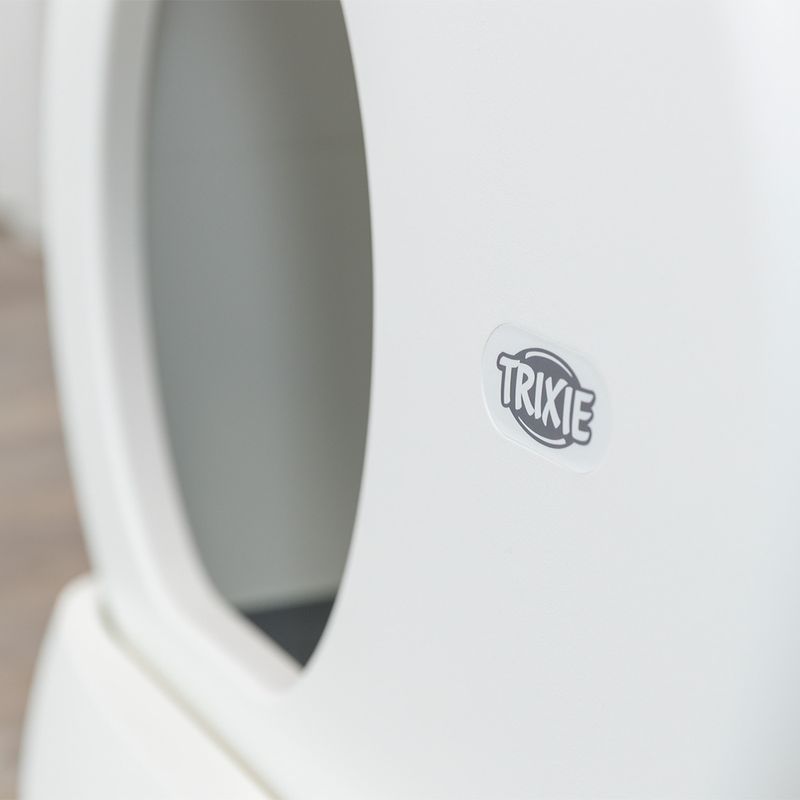 Trixie Self-Cleaning Cat Litter Box White