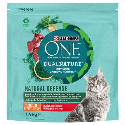 PURINA ONE Dual Nature Sterilised - Beef with Spirulina 1.4kg