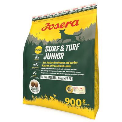 Josera Surf & Turf Junior with Salmon & Lamb 900g
