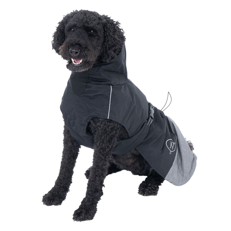 Nomad Tales Bloom Dog Coat - Black approx. 30cm Back Length