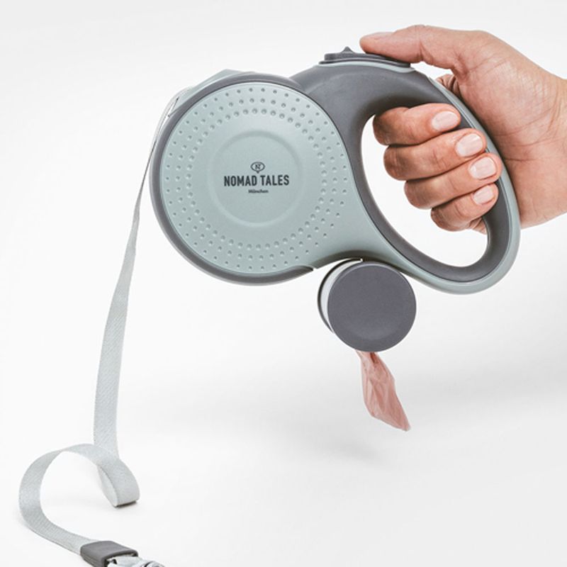 Nomad Tales Calma Retractable Lead Set - 5m 1 Set (Lead, Poo Bag Dispenser & Torch)