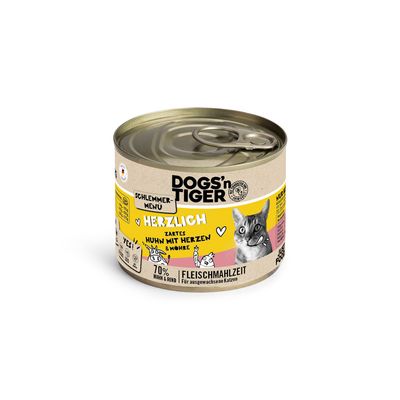 Dogs'n Tiger Gourmet Menu 6 x 200g Chicken with Heart