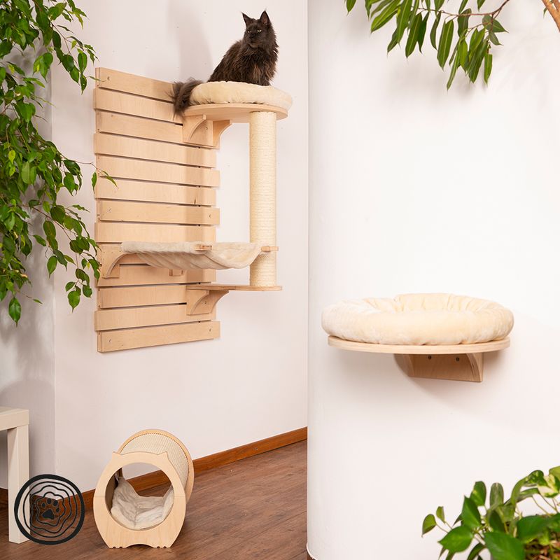 Natural Paradise Wall Scratching Board - Dahlia Cream