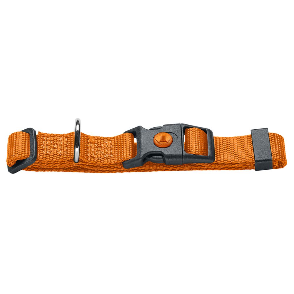 HUNTER Halsband London, orange Vario Basic Gr.S: 24-36 cm Halsumfang, B 10 mm