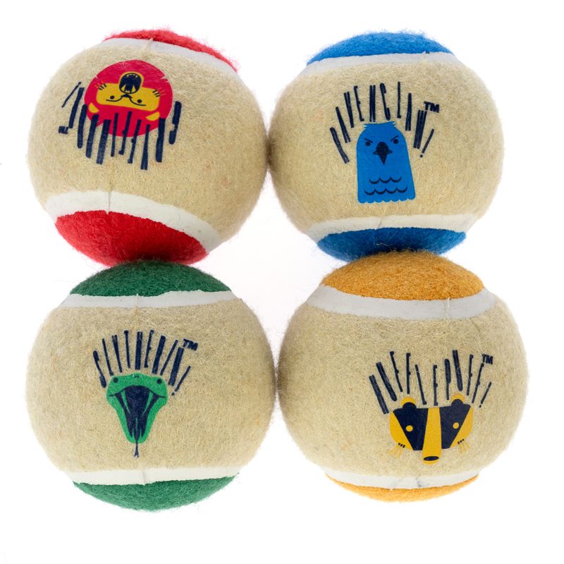 Harry Potter Hogwarts Tennis Ball Set 4 Balls (diameter 6.3cm each)