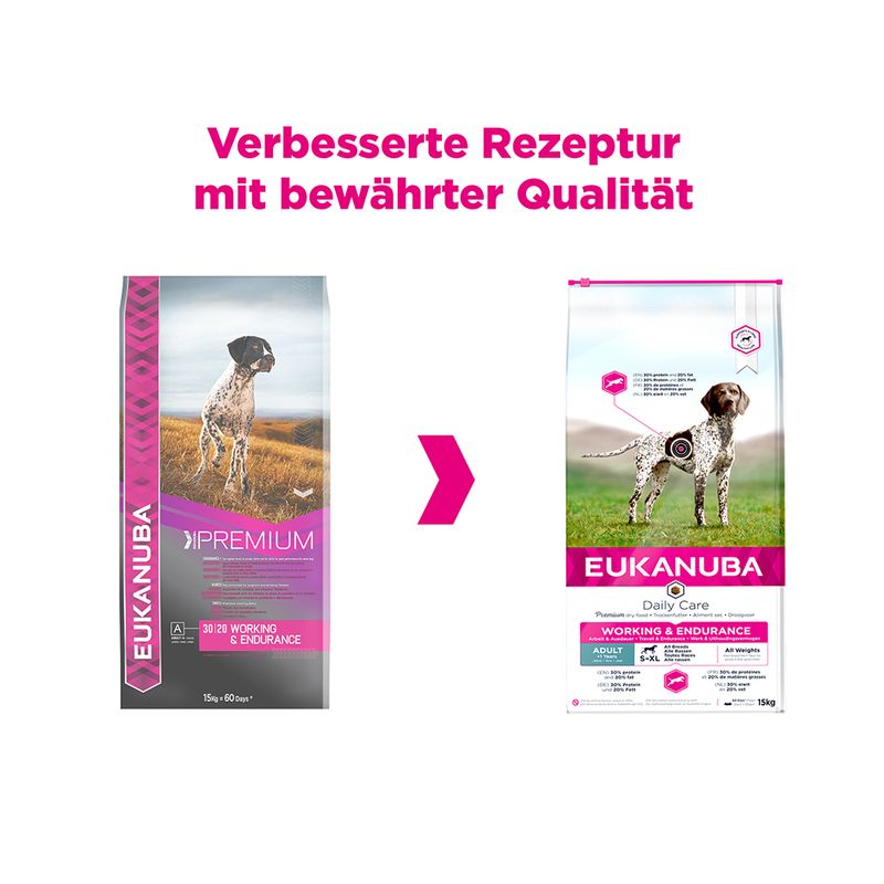 Eukanuba Daily Care Adult Working & Endurance 15kg