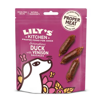 Lily's Kitchen Sausages 70g Duck & Venison
