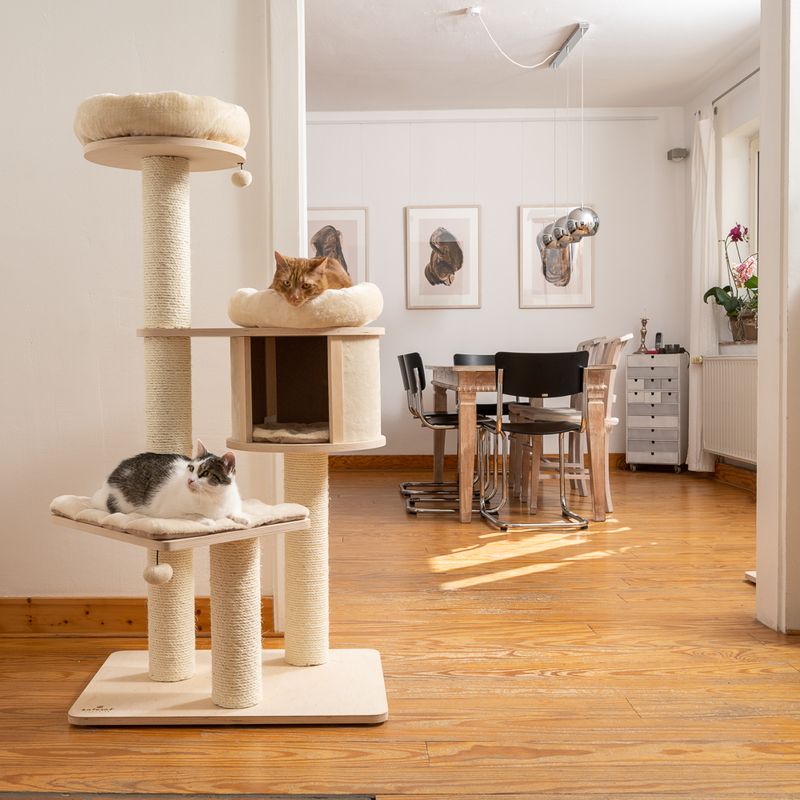 Natural Paradise Cat Tree Magnolia L light grey