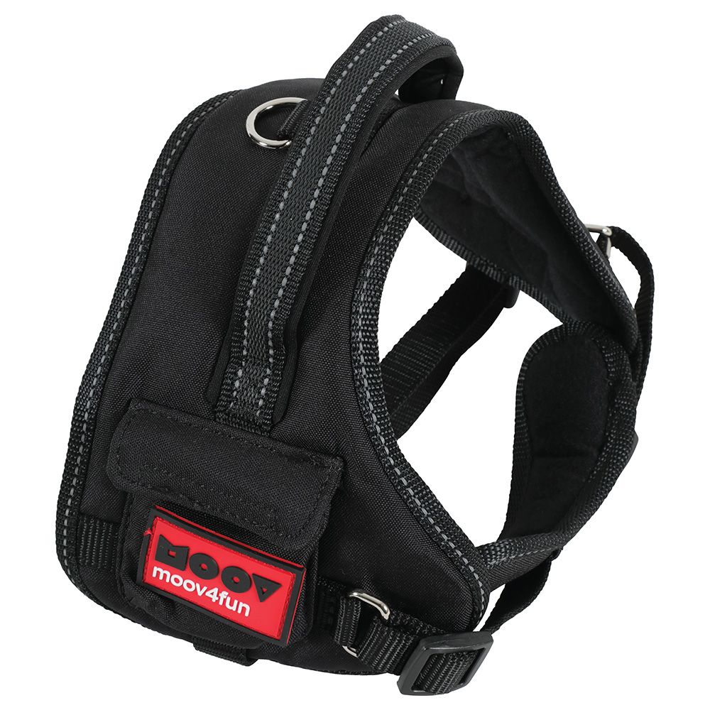 Zolux Moov Adjustable Dog Harness – Black Size M: 59 - 75cm chest girth