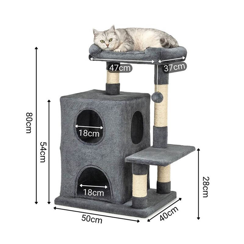 Lionto Scratching Post - 80cm Light Grey