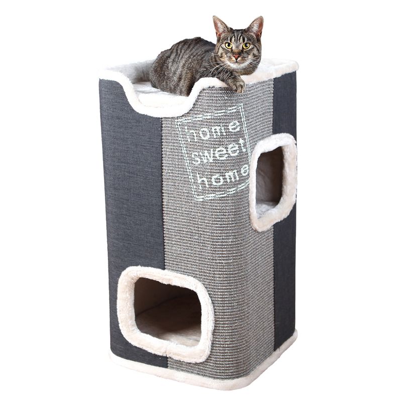 Trixie Jorge Cat Tower Anthracite/light grey/grey