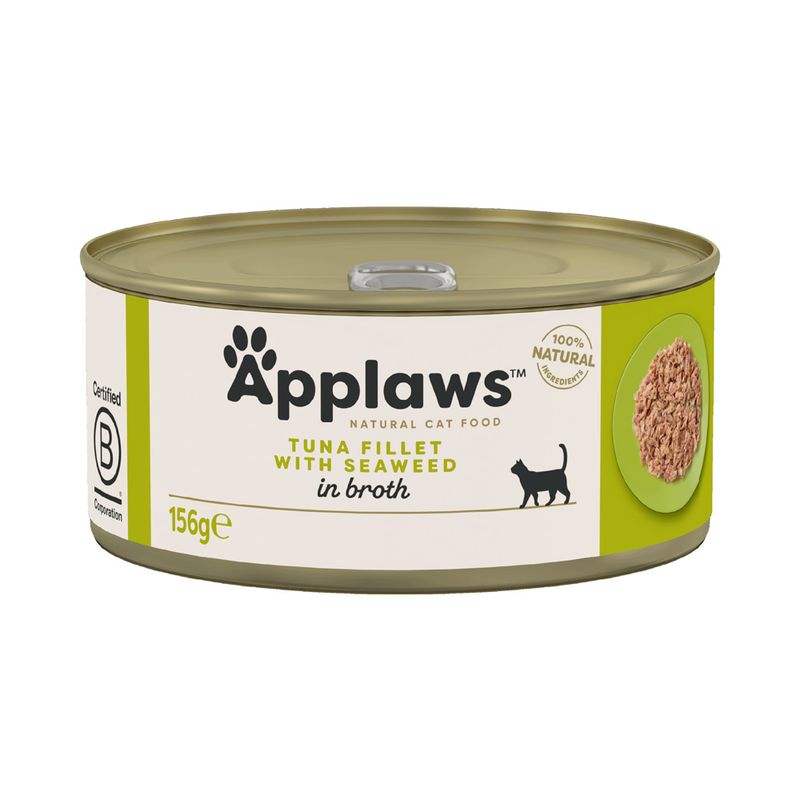 Applaws Cat Food Cans 156g - Tuna / Fish Tuna Fillet 6 x 156g