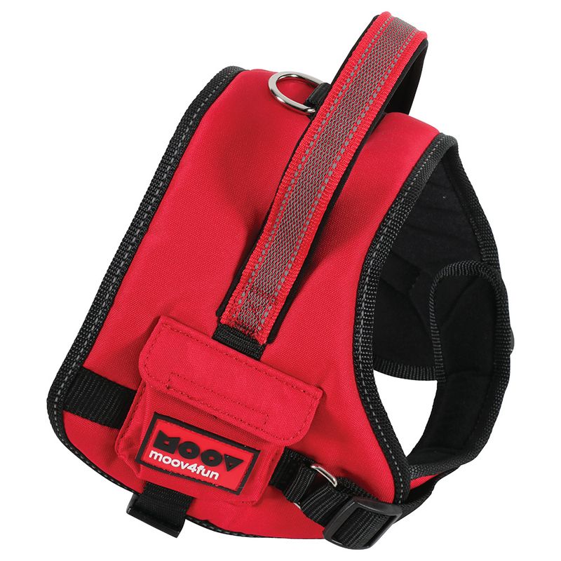 Zolux Moov Comfort Adjustable Dog Harness – Red Size S: 50 - 66cm chest girth