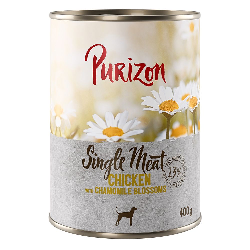 Purizon Single Meat 6 x 400g Turkey with Heather Blossoms