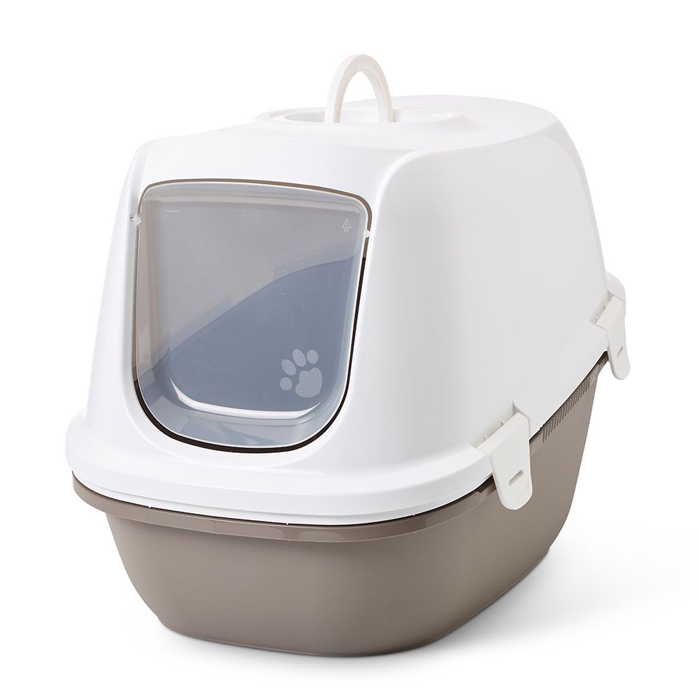 Savic Reina Cat Litter Tray with Sieve Grey/White