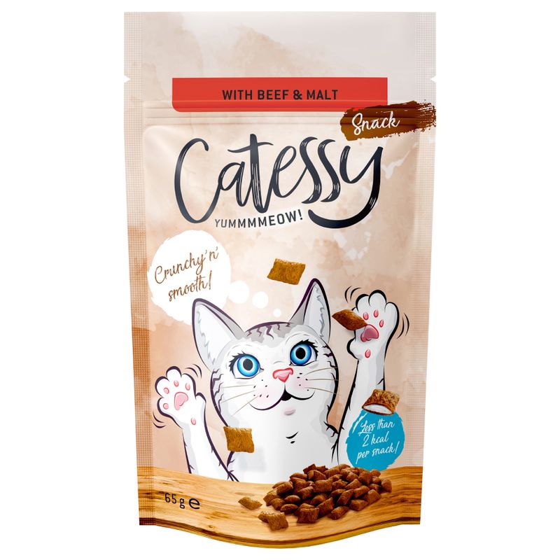 Catessy Crunchy Snacks Mixed Trial Pack 3 x 65g 3 Varieties