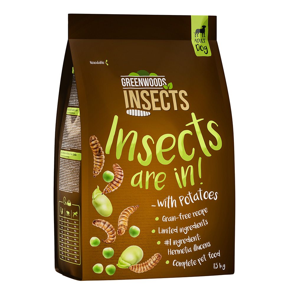 Greenwoods Insects with Potatoes, Peas & Fava Beans 12kg