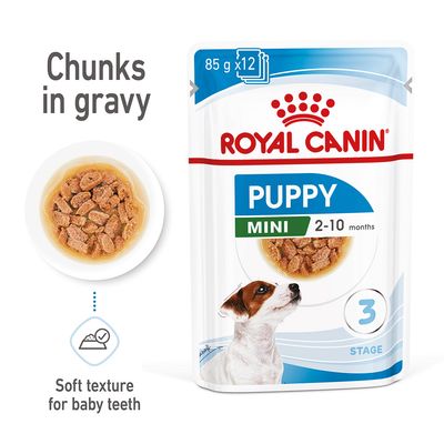 Royal Canin Mini Puppy in Gravy 12 x 85g