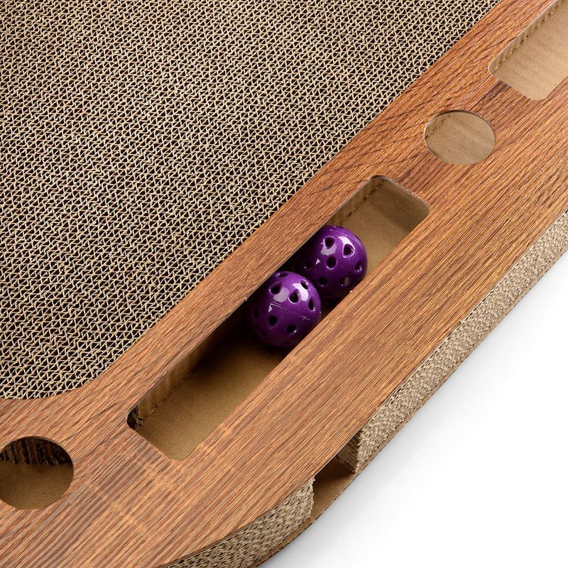 Canadian Cat Company PlayPlate XL Walnut approx. 85 x 54 x 5.8cm (L x W x H)