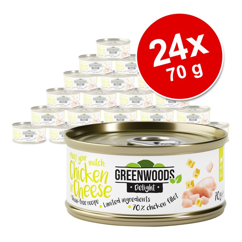 Greenwoods Delight Chicken Fillet with Cheese 6 x 70g