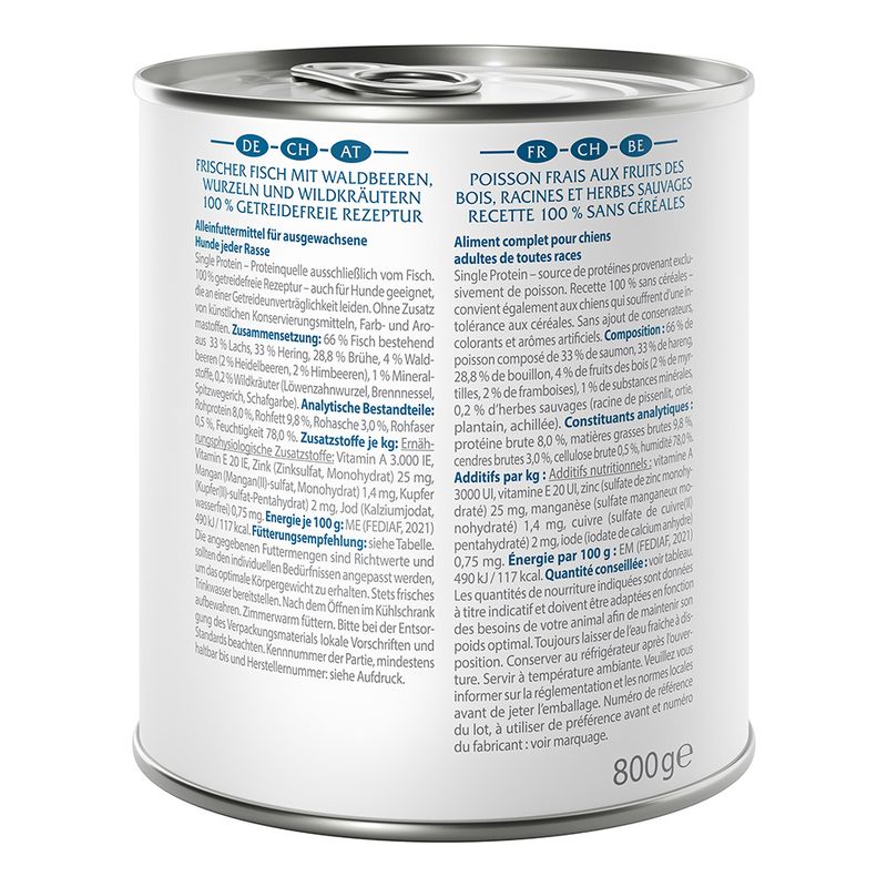 Wolf of Wilderness Adult Single Protein 6 x 800g Mixed Pack (3 Varieties)