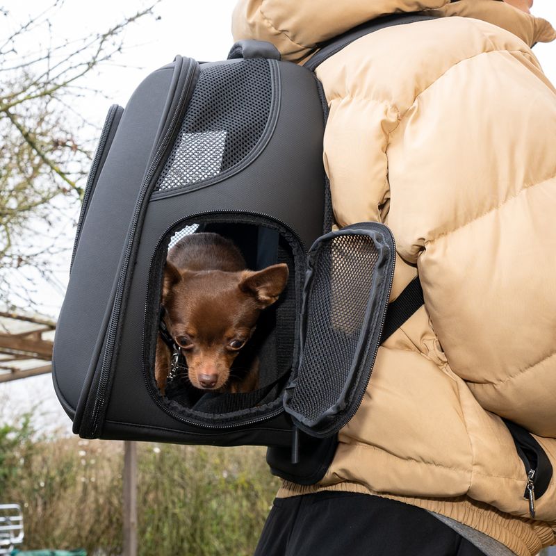 TIAKI Pet Backpack with Window 42 x 26 x 35 cm (L x W x H)