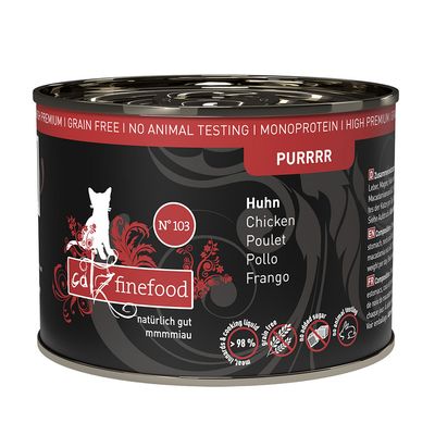 catz finefood Purrrr Can 12 x 190/200g Chicken (12 x 200g)