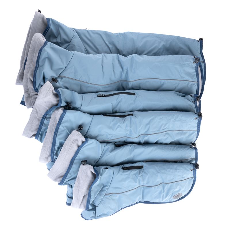 Nomad Tales Bloom Dog Coat - Sky Blue approx. 35cm (Back Length)