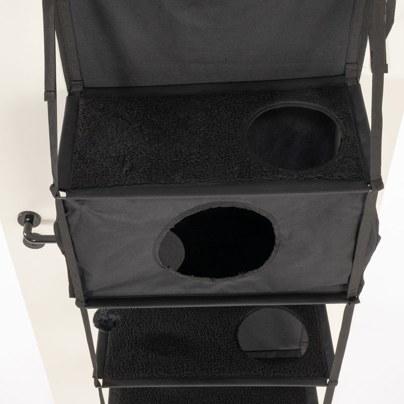 zooplus Basics Door Cat Tree Black